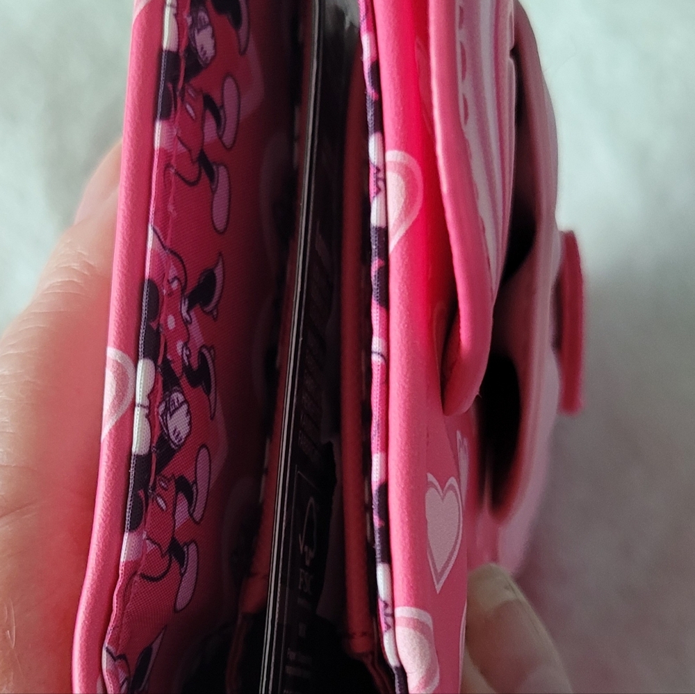 NWT-Disney Loungefly Pink Heart Wallet - Picture 10 of 12